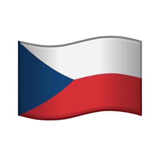 Czechia Flag on Telegram