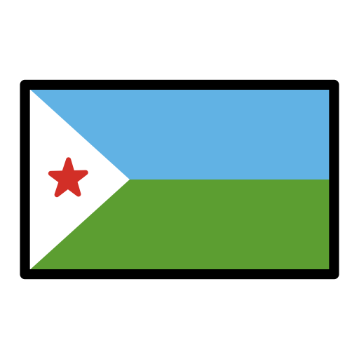 Djibouti Flag on OpenMoji