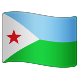 Djibouti Flag on WhatsApp