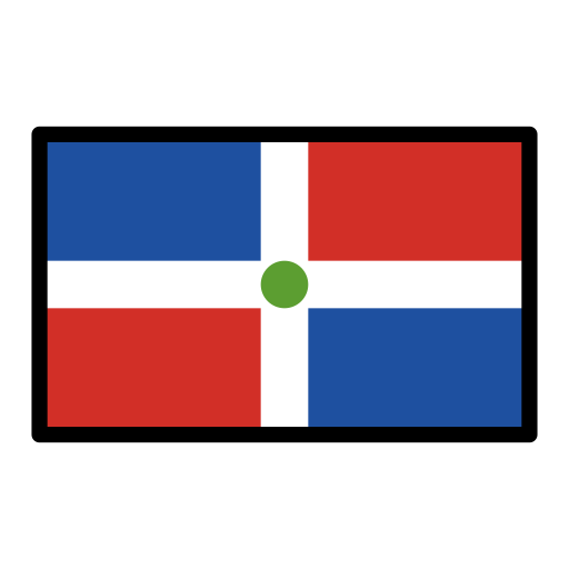 Dominican Republic Flag on OpenMoji
