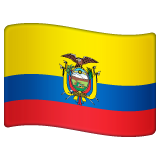 Ecuador Flag on WhatsApp