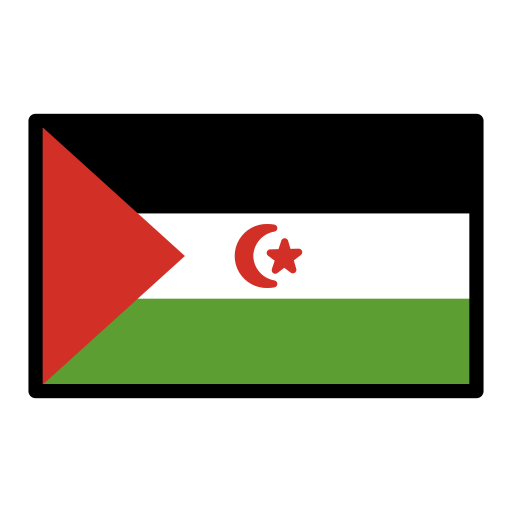 Western Sahara Flag on OpenMoji