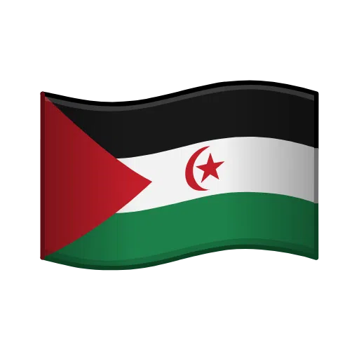Western Sahara Flag on Telegram