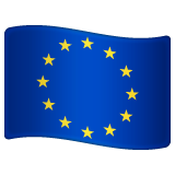European Union Flag on WhatsApp