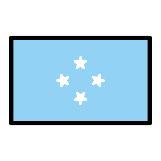 Micronesia Flag on OpenMoji