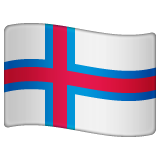 Faroe Islands Flag on WhatsApp