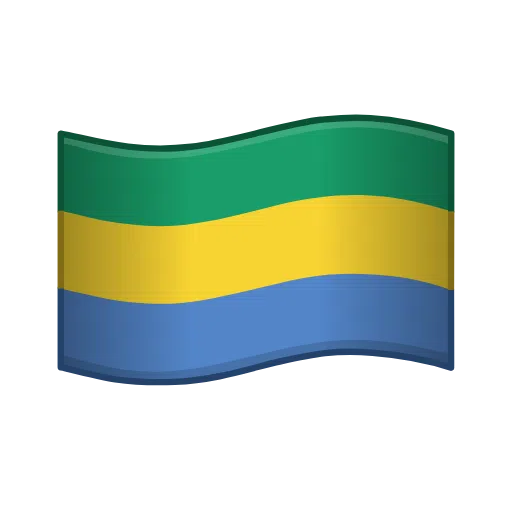 Gabon Flag on Telegram