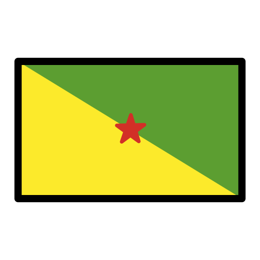 French Guiana Flag on OpenMoji