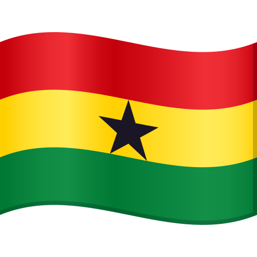 Ghana Flag on JoyPixels