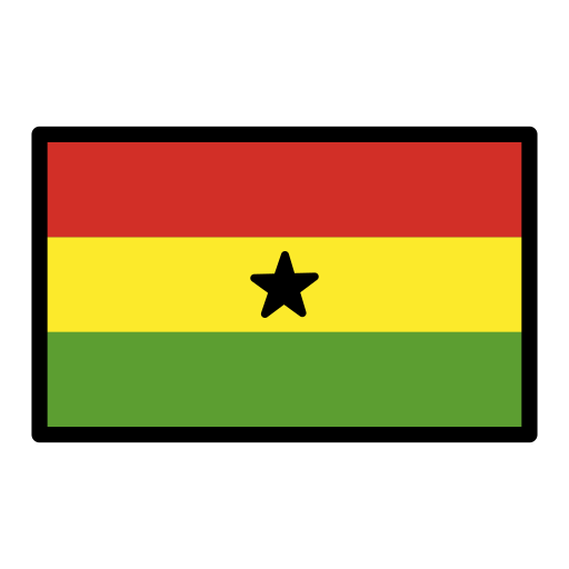 Ghana Flag on OpenMoji