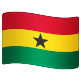Ghana Flag on WhatsApp