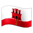 Gibraltar Flag on Samsung