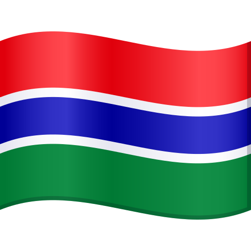 Gambia Flag on JoyPixels