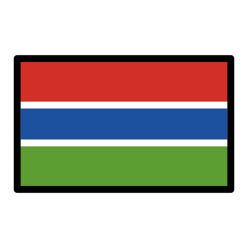 Gambia Flag on OpenMoji