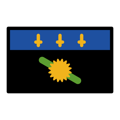 Guadeloupe Flag on OpenMoji