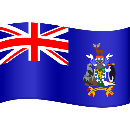 South Georgia & South Sandwich Islands Flag on JoyPixels