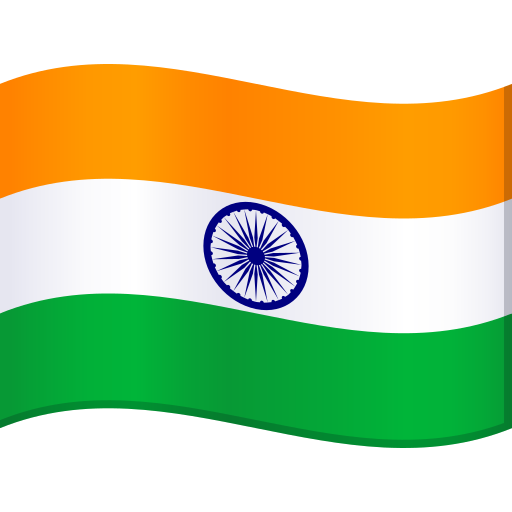 India Flag on JoyPixels