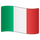 Italy Flag on WhatsApp
