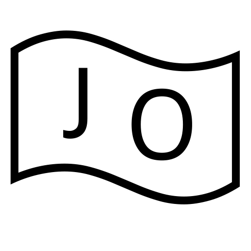 Jordan Flag on Noto Emoji