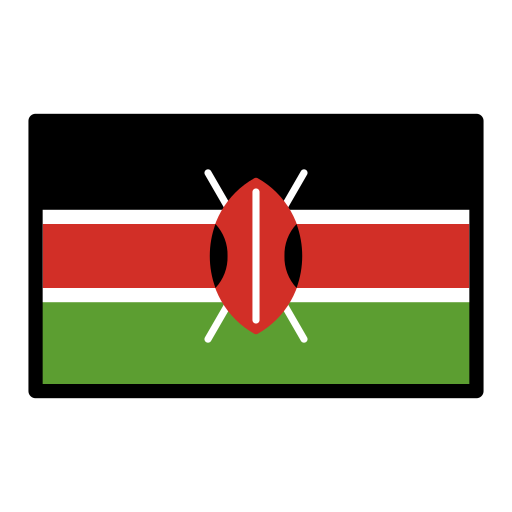 Kenya Flag on OpenMoji
