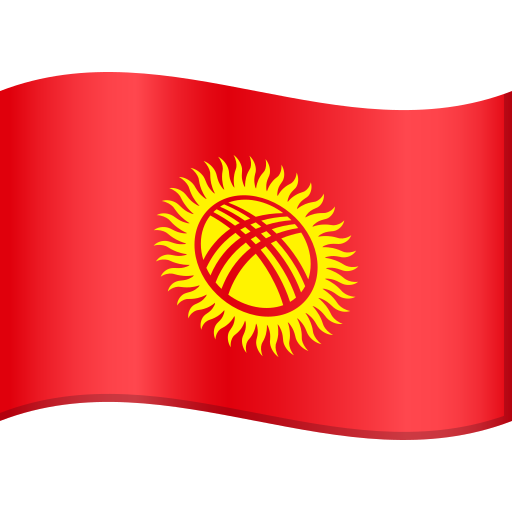 Kyrgyzstan Flag on JoyPixels
