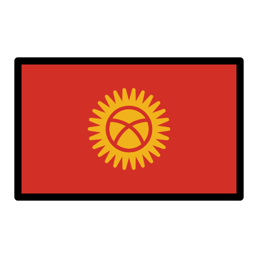 Kyrgyzstan Flag on OpenMoji
