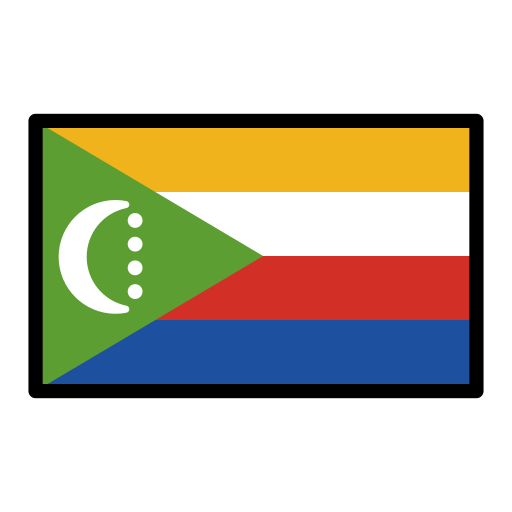 Comoros Flag on OpenMoji