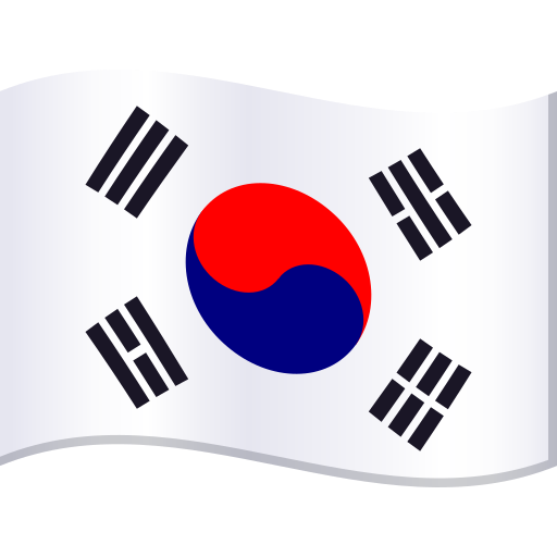 South Korea Flag on JoyPixels