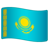 Kazakhstan Flag on WhatsApp