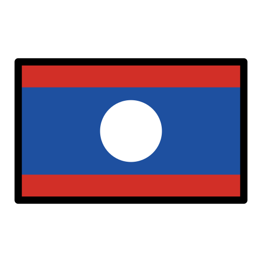 Laos Flag on OpenMoji