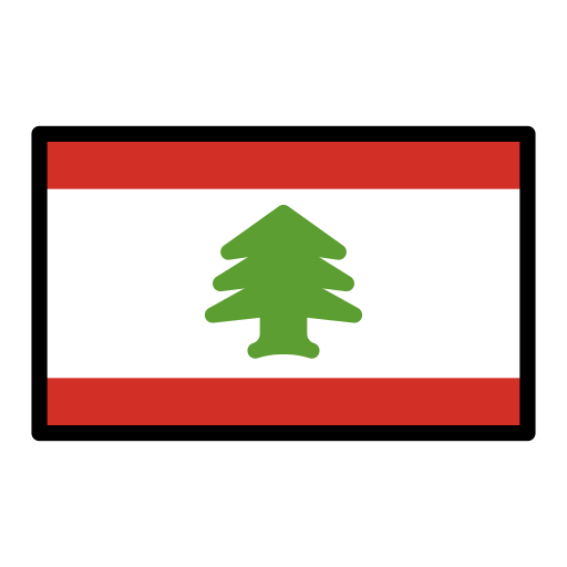Lebanon Flag on OpenMoji