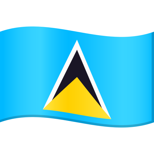 St. Lucia Flag on JoyPixels