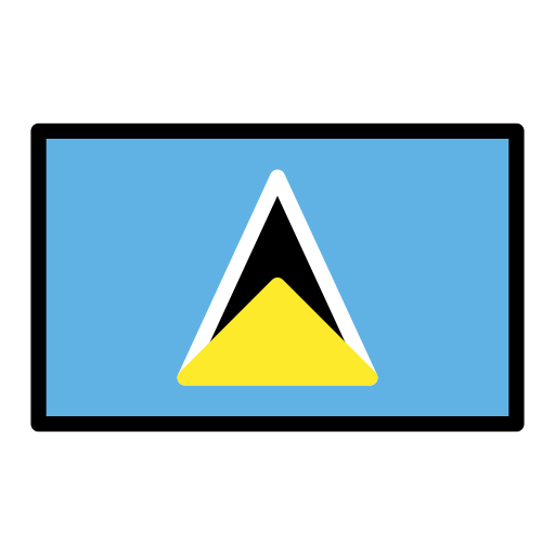 St. Lucia Flag on OpenMoji