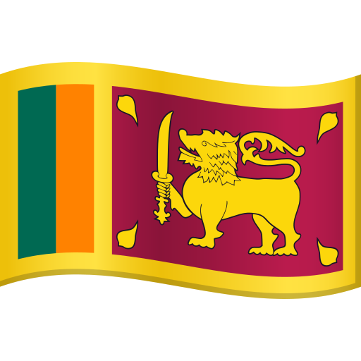 Sri Lanka Flag on JoyPixels