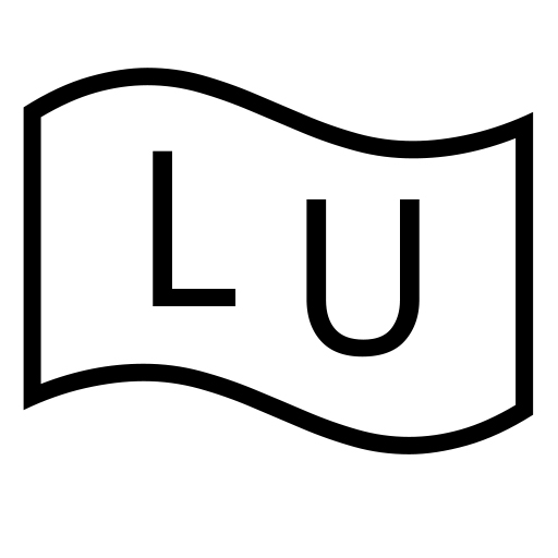 Luxembourg Flag on Noto Emoji