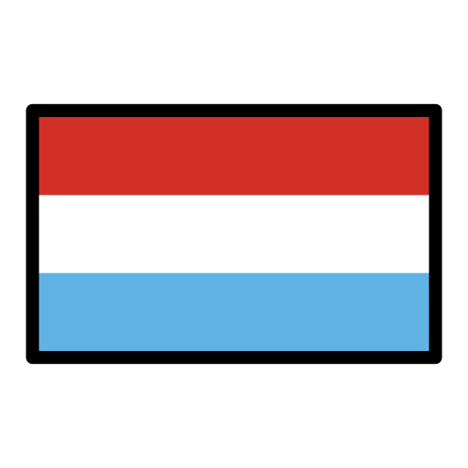Luxembourg Flag on OpenMoji
