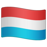 Luxembourg Flag on WhatsApp