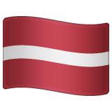 Latvia Flag on WhatsApp
