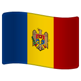 Moldova Flag on WhatsApp