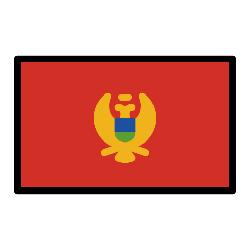 Montenegro Flag on OpenMoji