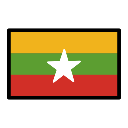 Myanmar (burma) Flag on OpenMoji