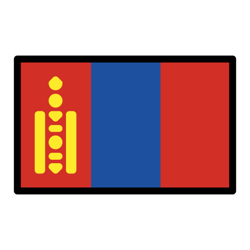 Mongolia Flag on OpenMoji