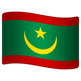 Mauritania Flag on WhatsApp
