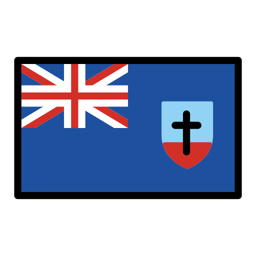 Montserrat Flag on OpenMoji