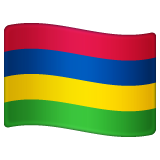 Mauritius Flag on WhatsApp