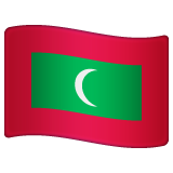 Maldives Flag on WhatsApp