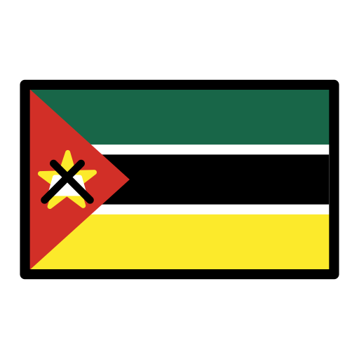 Mozambique Flag on OpenMoji