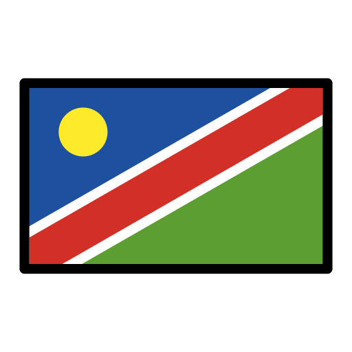 Namibia Flag on OpenMoji