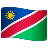 Namibia Flag on WhatsApp