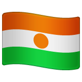 Niger Flag on WhatsApp